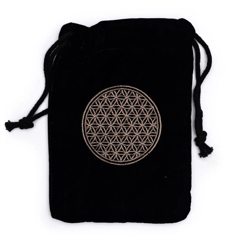 Flower Of Life Velvet bag
